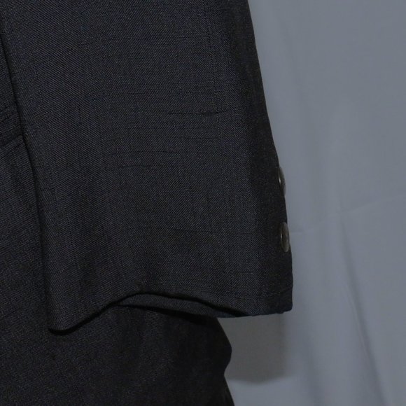 Rogers Peet Vintage Matka Silk Black Shawl Collar One Button Tuxedo 38S - Picture 9 of 14